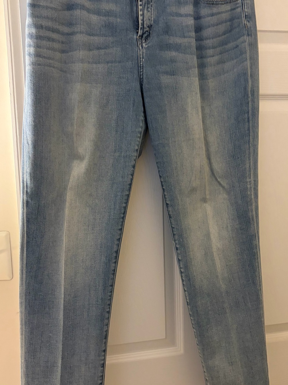 Chico's Faded Light Blue Boyfriend Jeans